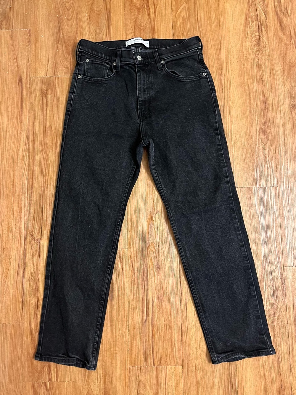 Hollister Women’s Black Loose Fit Vintage Jeans